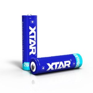 XTAR 18650 Li-ion akku védelemmel, 2600 mAh