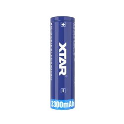 XTAR 18650 Li-ion akku védelemmel, 3300 mAh